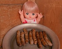 ドイツに出張の際はソーセージを。