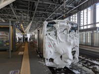 冬の宗谷本線の厳しさがよくわかる光景（鉄道旅行備忘録さん提供）