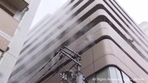 ビル駐車場の車から出火　けが人無し　仙台・青葉区