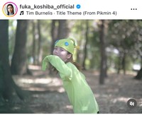 小芝風花インスタグラム＠fuka_koshiba_officialより