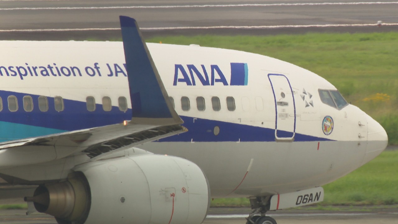 ANA「ボーイング737-700型機」国内最後の1機 岡山空港からラスト