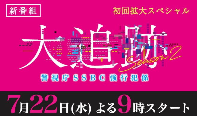 大追跡～警視庁SSBC強行犯係～ Season2