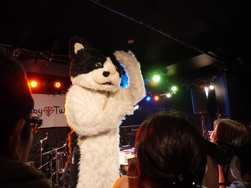 ステージでも「あっちょ☆」