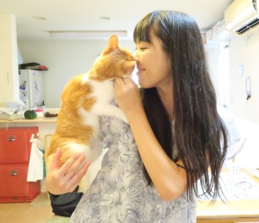 家の猫「チャイム」と、神保さん