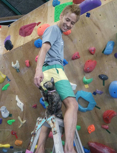 初めて脚立を駆け上がったときの、記念すべき一枚！