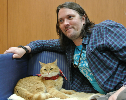 原作者のジェームスさんとボブ