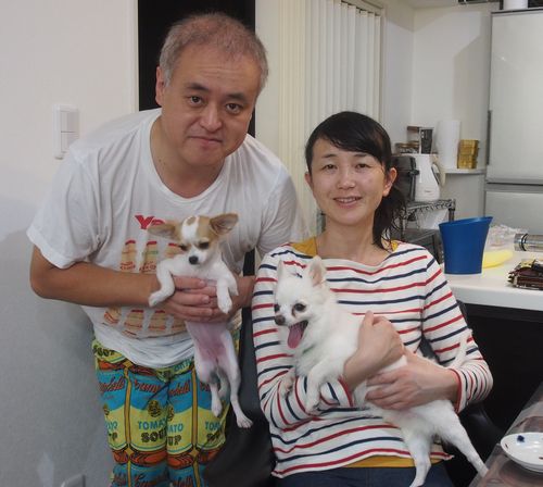 夫婦と２匹（２０１３年１０月）