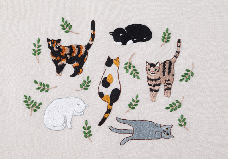 バウンド 週間 換気 刺繍 猫 やり方 Mitochon Jp