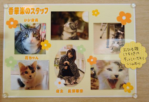 「癒しのお香　香華楽」のスタッフの顔ぶれを紹介