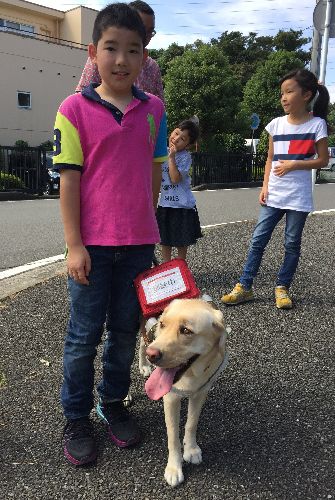 龍大くん「目の見えない人の力になれるようがんばって。僕も受験がんばる」