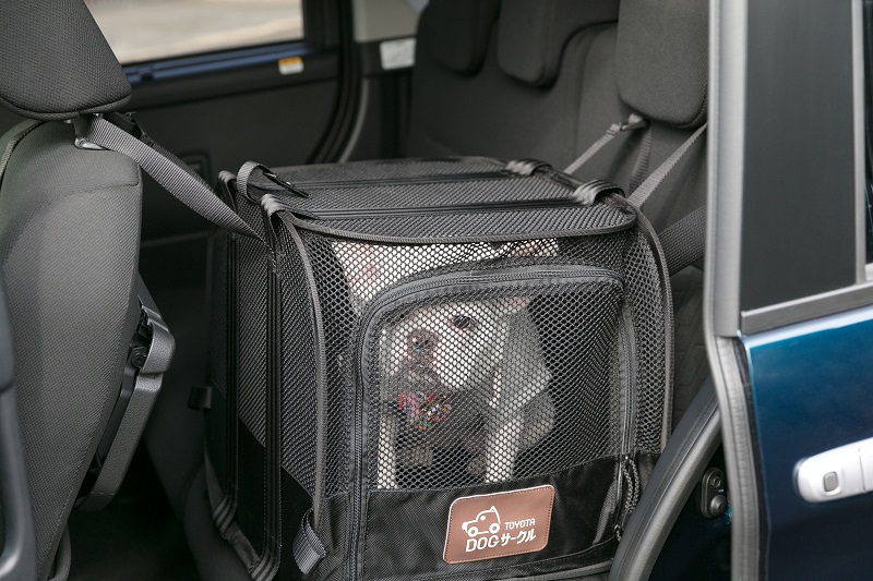 ペットキャリーは固定でき、取り付けも簡単