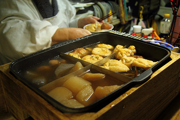 人気の「一番だしおでん」。ほっこり体が温まります